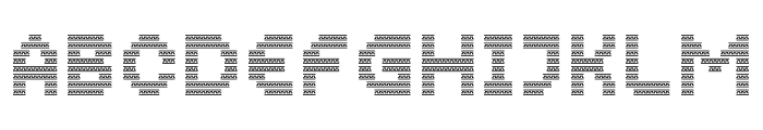 MultiType Maze Greek Key Font UPPERCASE