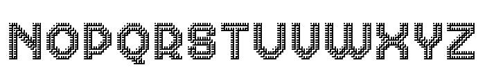 MultiType Maze Stairs 2 Font UPPERCASE