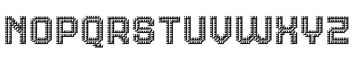 MultiType Maze Stairs 2 Font LOWERCASE