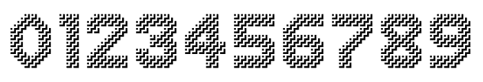 MultiType Maze Stairs Font OTHER CHARS