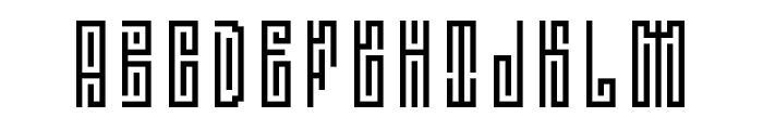 MultiType Maze Symbols Font UPPERCASE