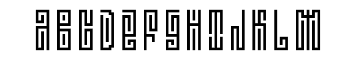 MultiType Maze Symbols Font LOWERCASE