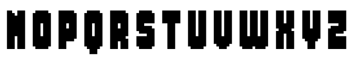 MultiType Pixel Compact Bold Font LOWERCASE