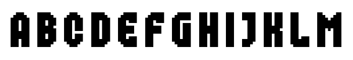 MultiType Pixel Compact SC Font UPPERCASE