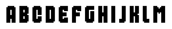 MultiType Pixel Compact SC Font LOWERCASE