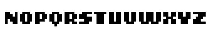 MultiType Pixel Display Bold Font UPPERCASE
