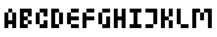MultiType Pixel Display Narrow Font UPPERCASE