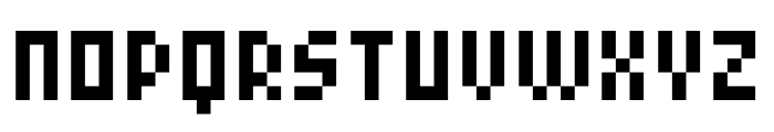 MultiType Pixel Display Narrow Font UPPERCASE