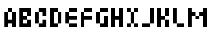 MultiType Pixel Display Narrow Font LOWERCASE