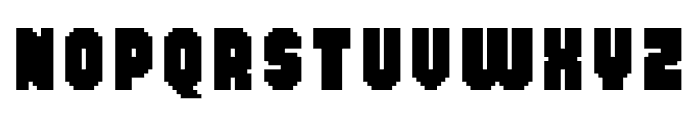MultiType Pixel Narrow Bold Font LOWERCASE