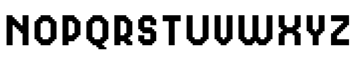 MultiType Pixel Narrow Font UPPERCASE