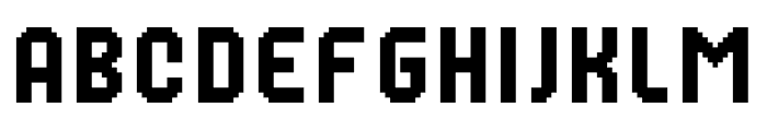 MultiType Pixel Narrow Font LOWERCASE