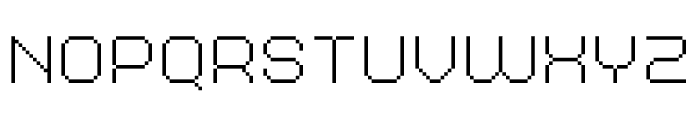 MultiType Pixel Regular Thin SC Font LOWERCASE