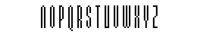 MultiType Pixel Slim Font LOWERCASE