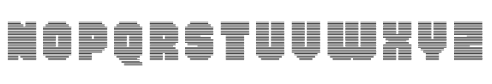 MultiType Rows Regular Bold 2 Font LOWERCASE