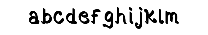 Mumbel Regular Font LOWERCASE