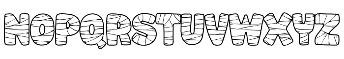 Mummified-Regular Font LOWERCASE