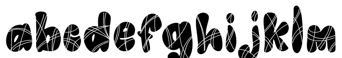 Mummy Bloom Font LOWERCASE