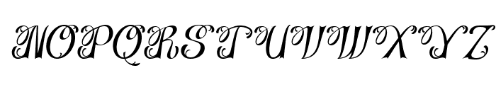 Mundley Italic Font UPPERCASE