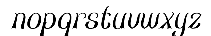 Mundley Italic Font LOWERCASE