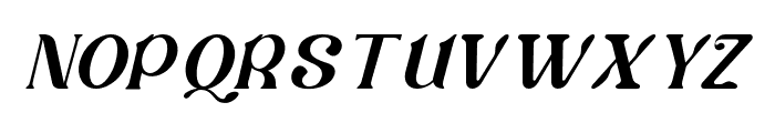 Mungo-Italic Font UPPERCASE