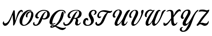 Murisa Bukele Italic Font UPPERCASE