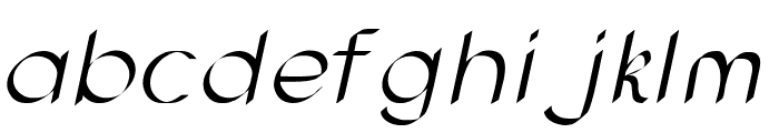 Murisa Valeria Italic Font LOWERCASE