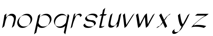 Murisa Valeria Italic Font LOWERCASE