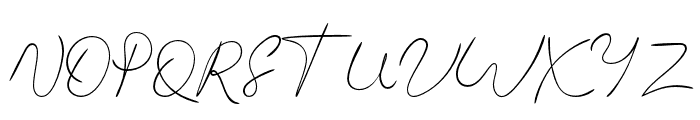 Murnita-Regular Font UPPERCASE