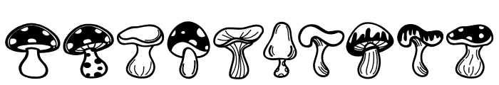 Mushroom Festival Font OTHER CHARS