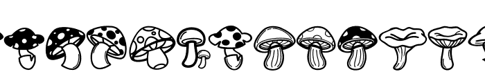 Mushroom Festival Font UPPERCASE