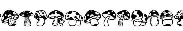 Mushroom Festival Font UPPERCASE