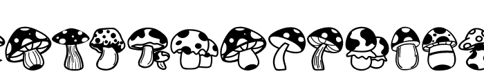 Mushroom Festival Font LOWERCASE
