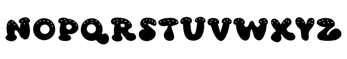 Mushroom house Font UPPERCASE