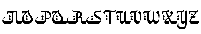 Mushym Regular Font UPPERCASE