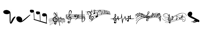 Musical Notes Font OTHER CHARS