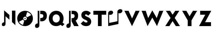 Musical Font LOWERCASE