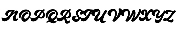 Musloner Font UPPERCASE