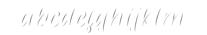 Mustank Script (Glossy) Font LOWERCASE