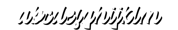 Mustank Script (Shadow) Font LOWERCASE