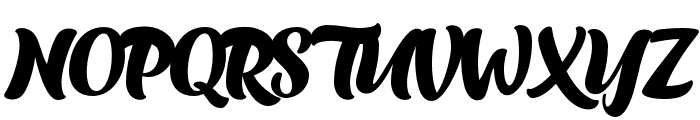 Mustar-Regular Font UPPERCASE