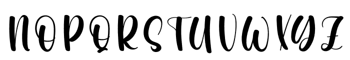 Muster Font UPPERCASE