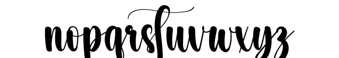 Muster Font LOWERCASE