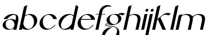 Musthyka Italic Font LOWERCASE