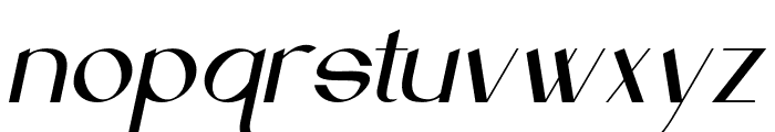 Musthyka Italic Font LOWERCASE