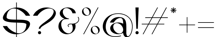 Musthyka Font OTHER CHARS