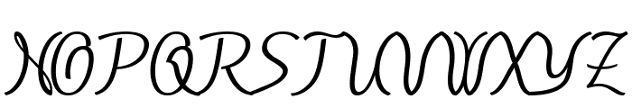 Mustique Font UPPERCASE