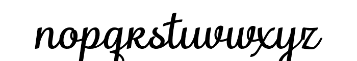 Mustique Font LOWERCASE