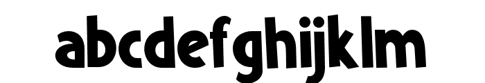 Mutchin-Regular Font LOWERCASE