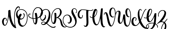 Muthia Font UPPERCASE